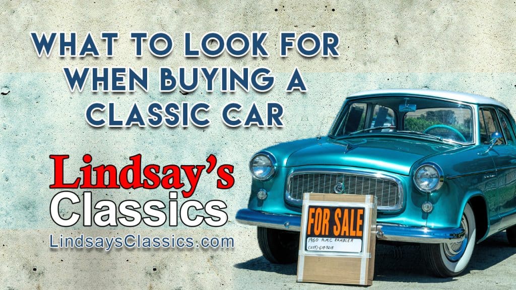 Buying a Classic Car