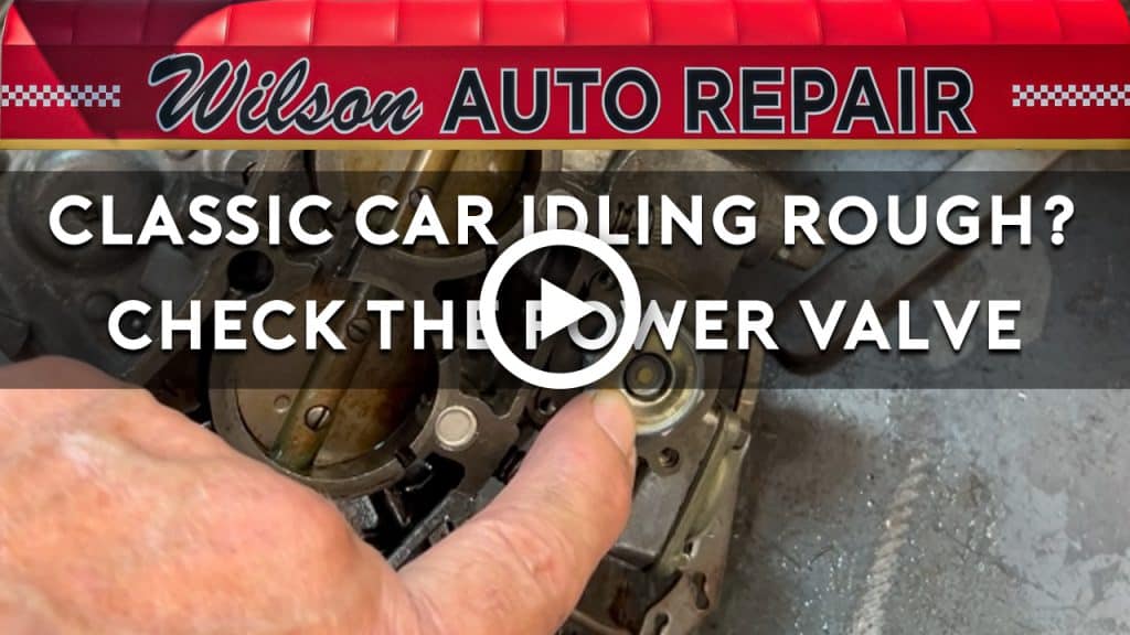 Play Classic Car Idling Rough Check the Power Valvevideo cover